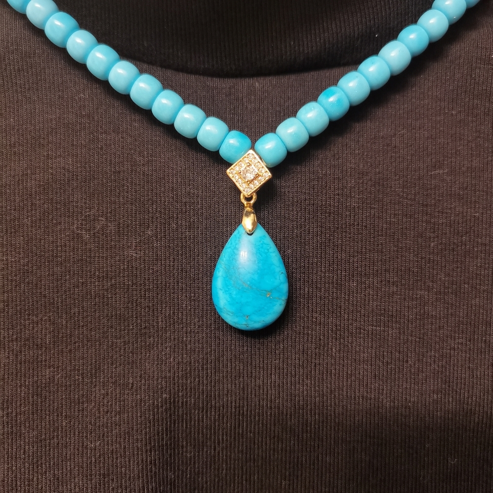 Turquoise necklace - Picture 3 of 5